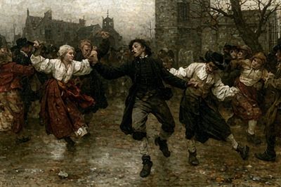 Village Dance — Fine-Art Print. poster
