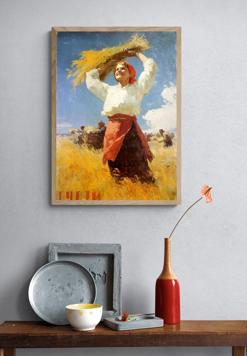 Harvesting Joy — Fine Art Print. — room view 3