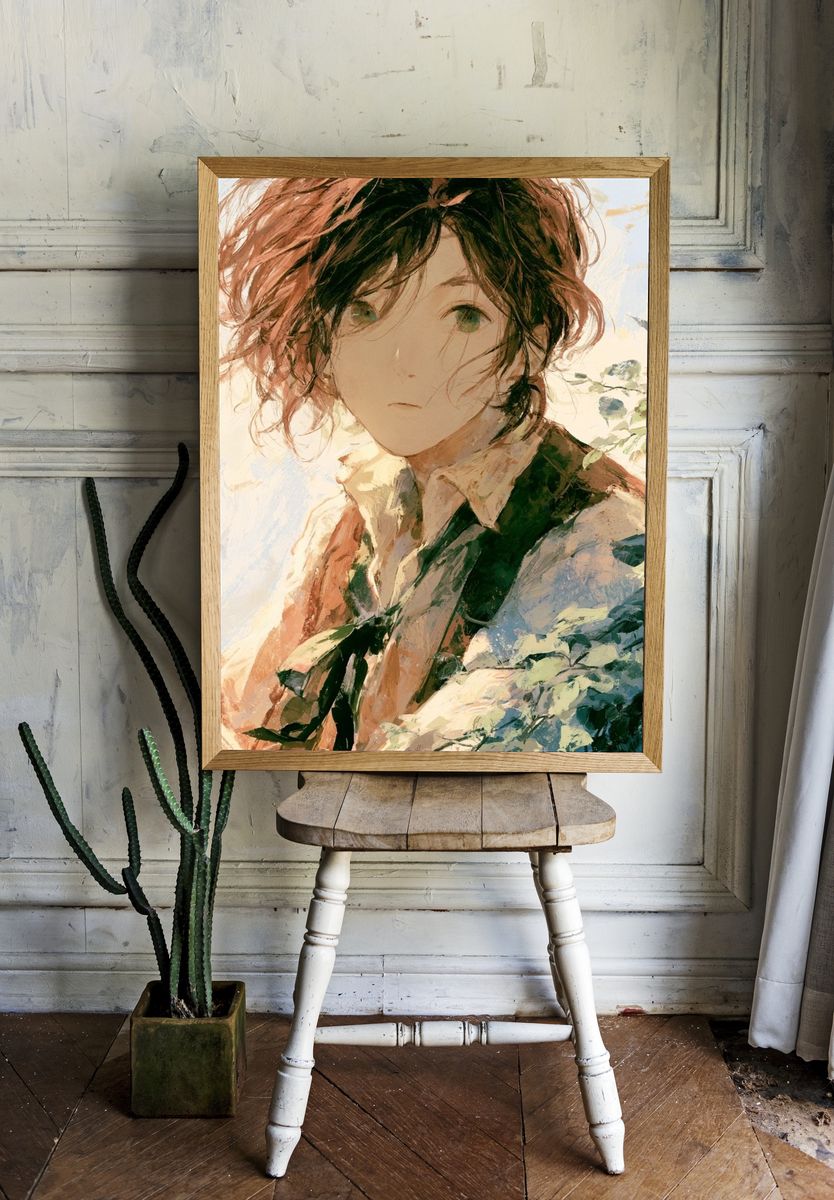 Dreamy Portrait Fine-Art Poster. — room view 1