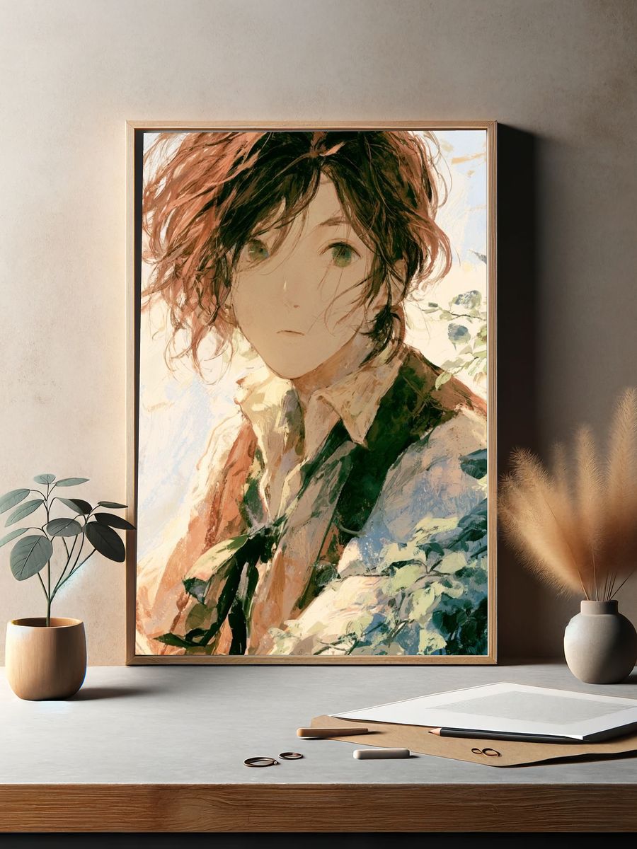 Dreamy Portrait Fine-Art Poster. — room view 2