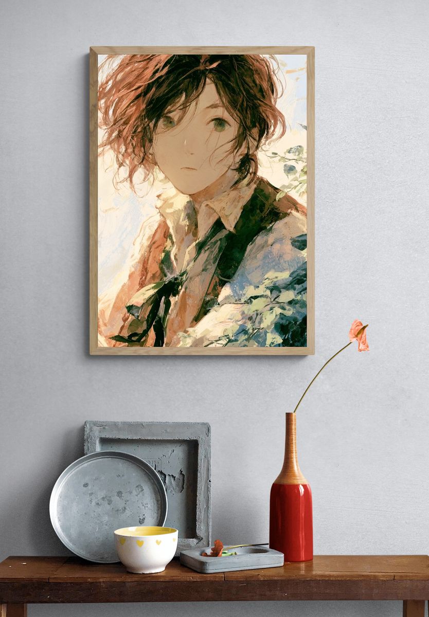 Dreamy Portrait Fine-Art Poster. — room view 3