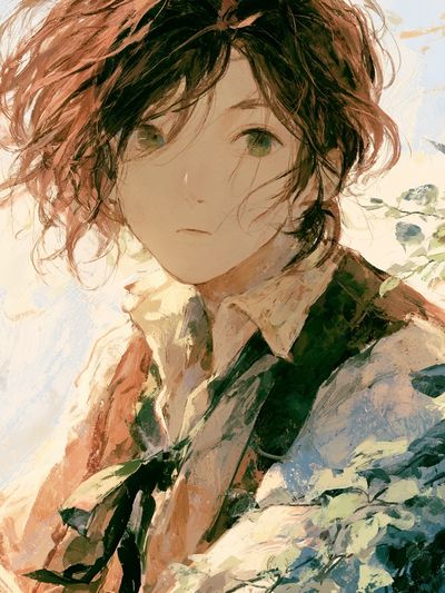 Dreamy Portrait Fine-Art Poster. poster