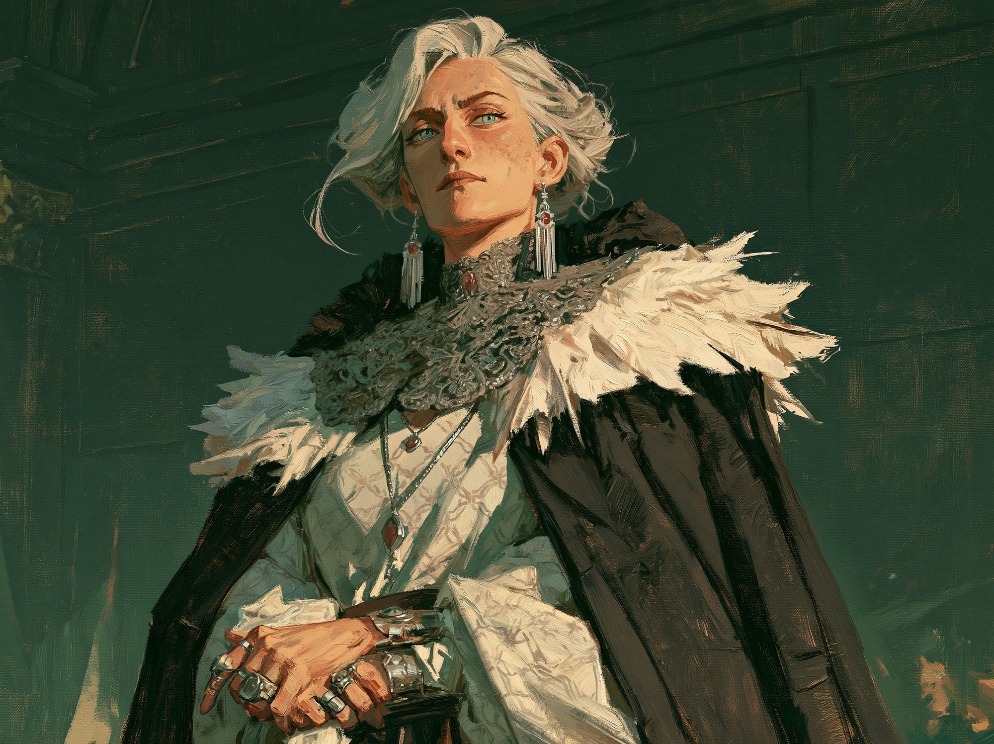 Regal Portrait Fine-Art Poster. poster detail