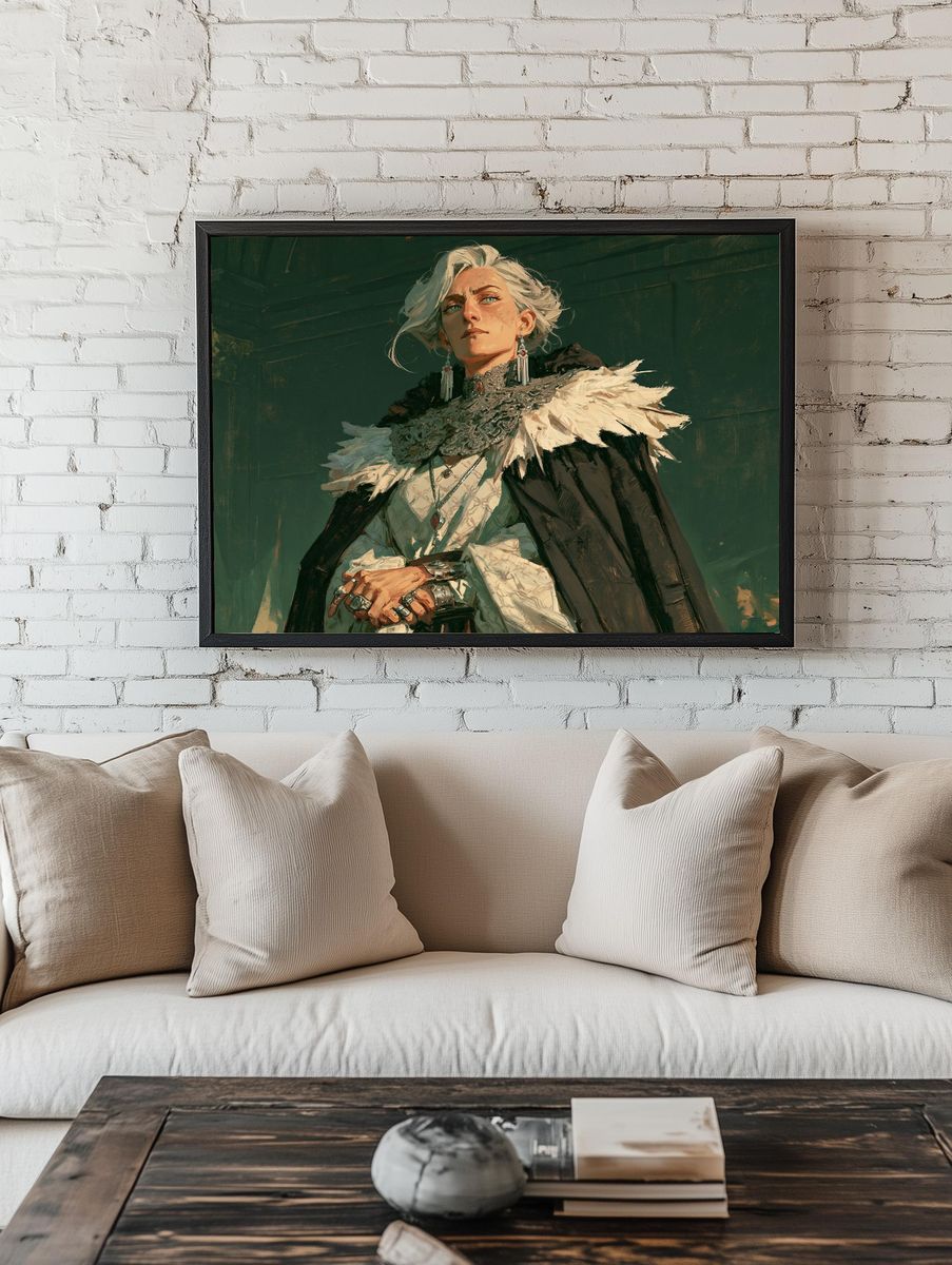 Regal Portrait Fine-Art Poster. — room view 1