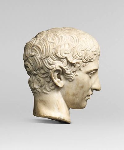 Classical Sculpture Head — Fine Art Print. poster print