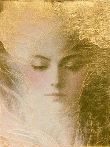 Golden Dream Portrait Print. poster detail