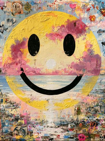 Smiley Pop Art Poster.