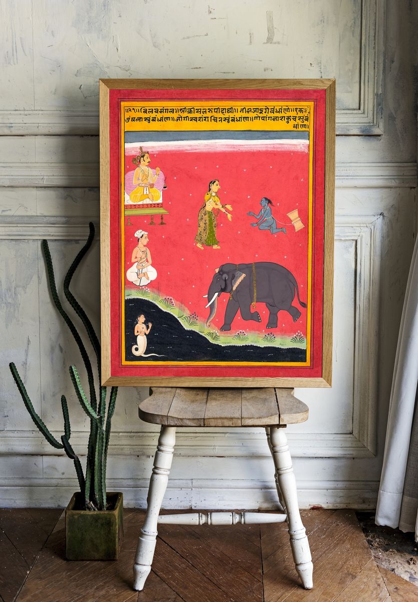 Mythological Scene — Fine Art Print. — room view 1