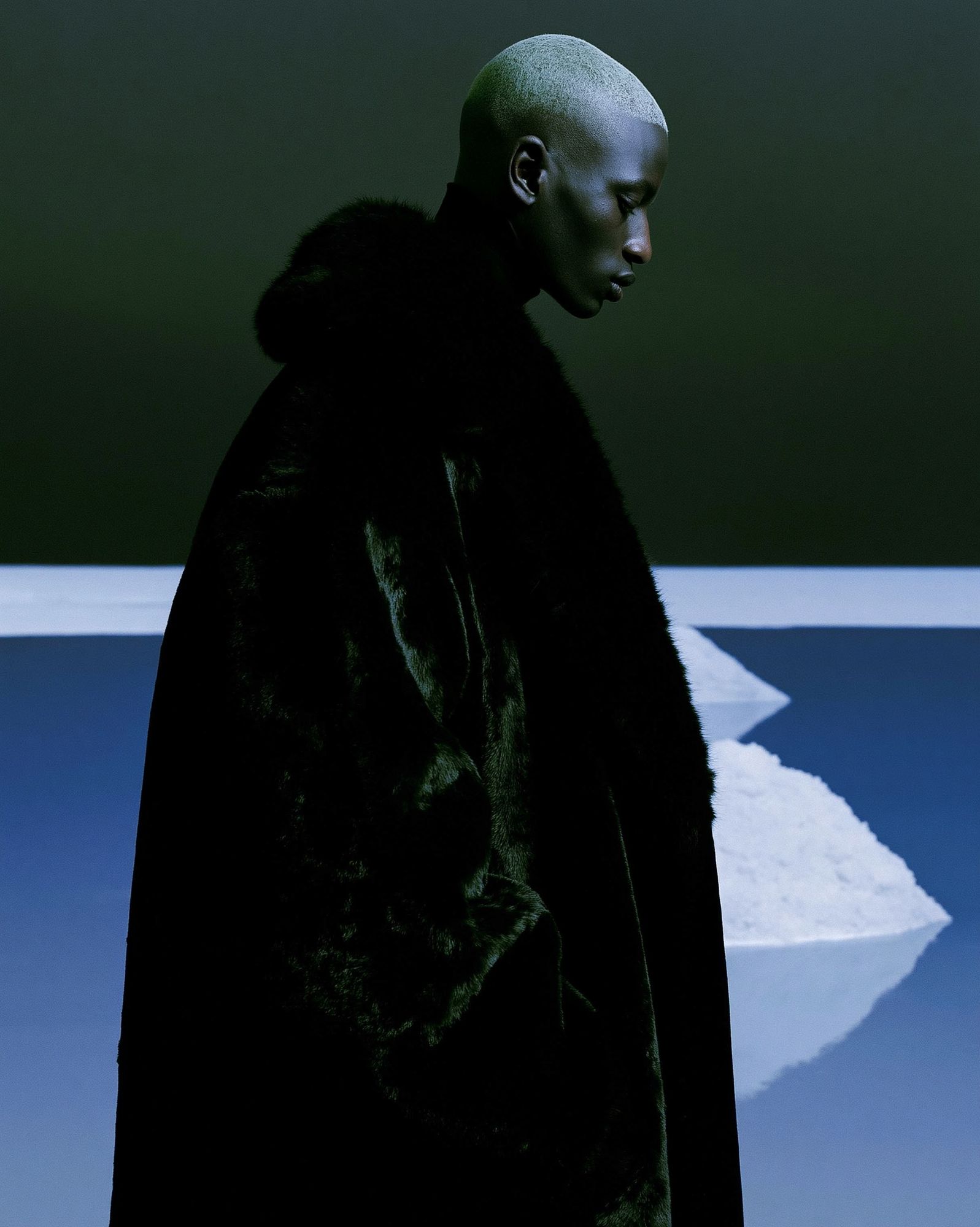Moody Fashion Portrait Print. poster — photography art