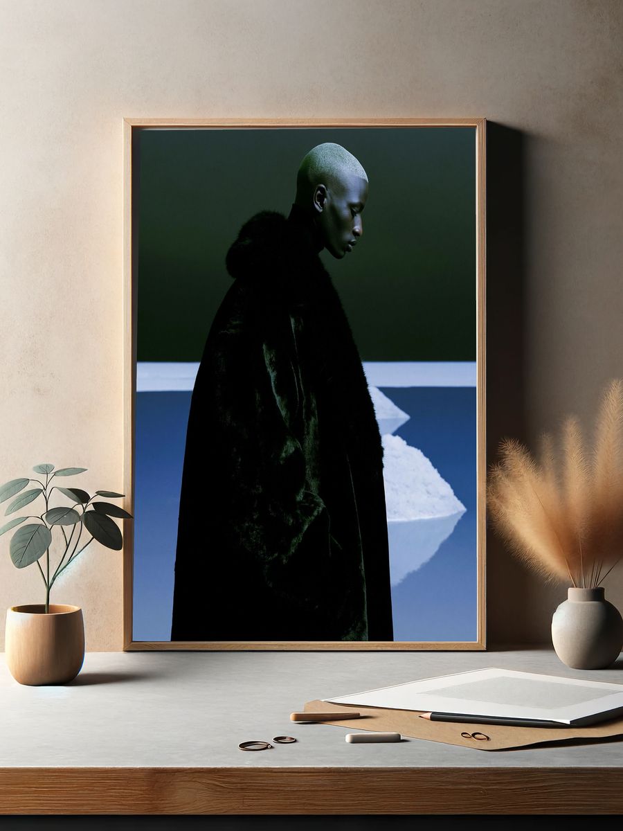 Moody Fashion Portrait Print. — room view 2