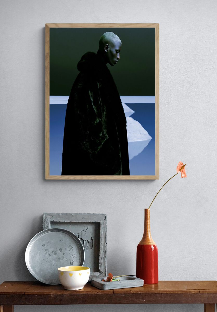 Moody Fashion Portrait Print. — room view 3