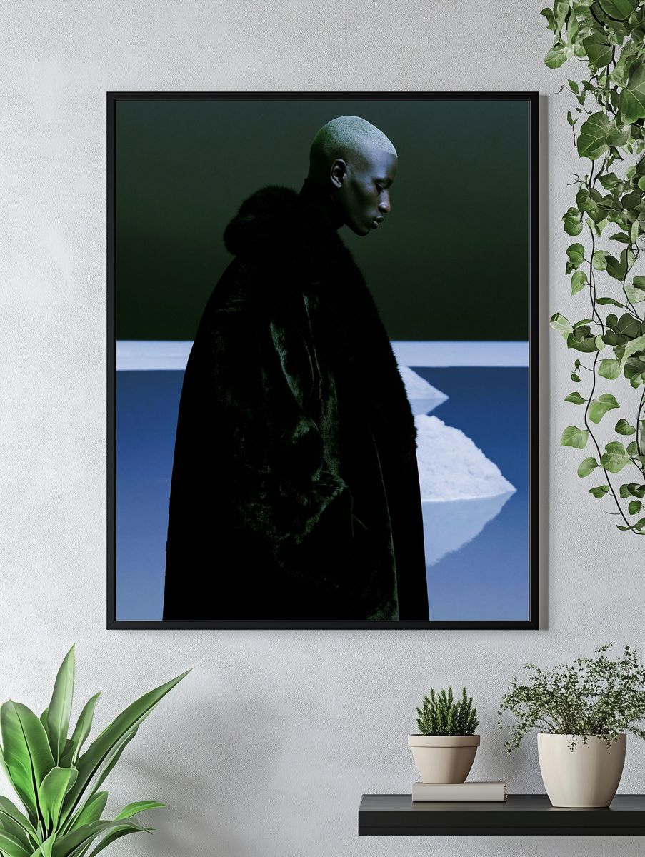 Moody Fashion Portrait Print. — room view 4