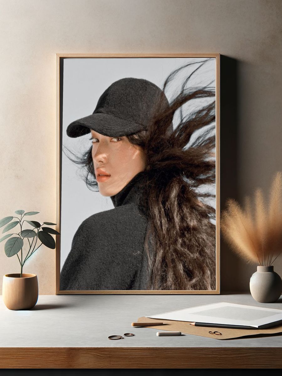 Fashion Portrait Photography Poster. — room view 2