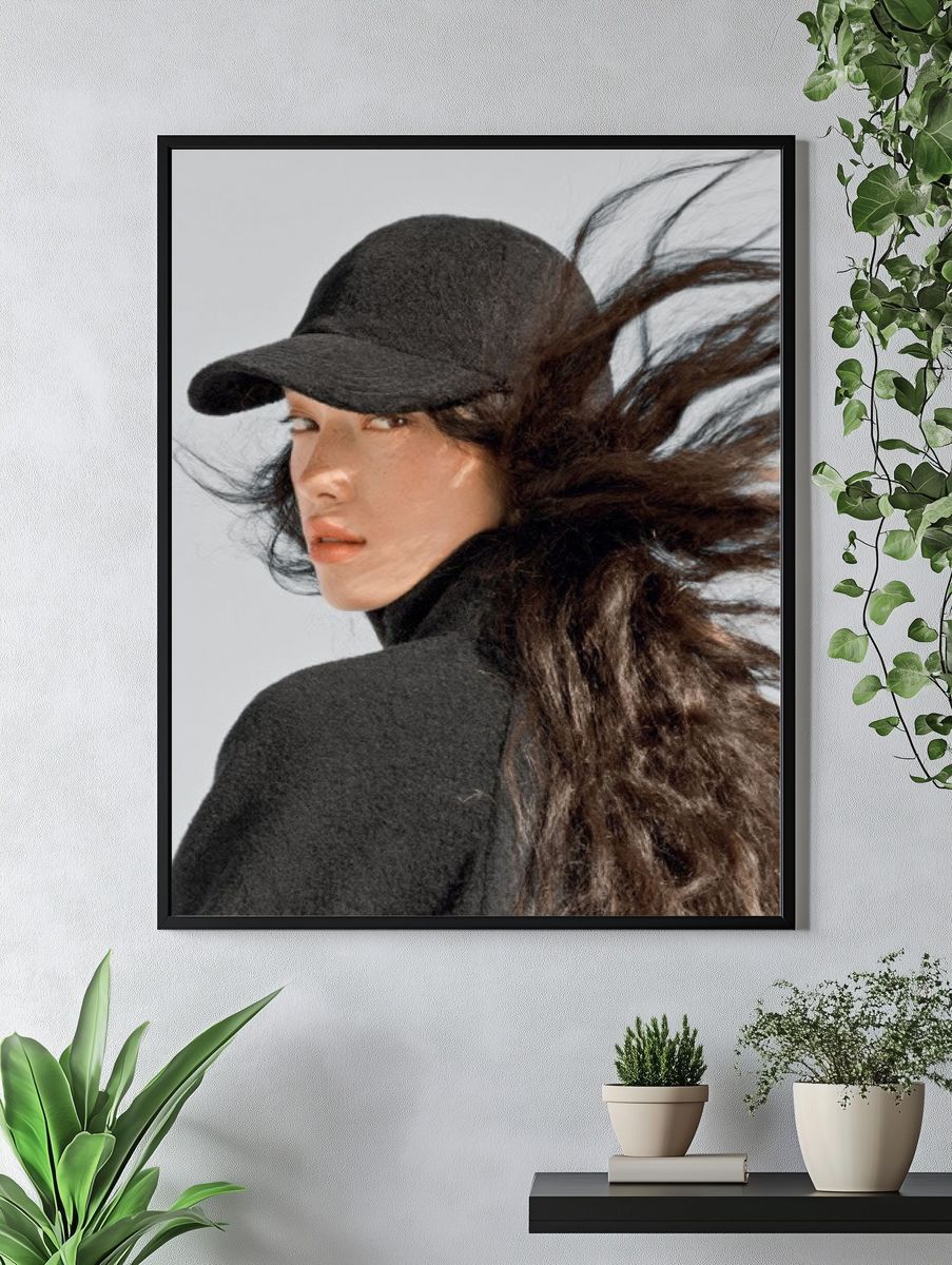 Fashion Portrait Photography Poster. — room view 4
