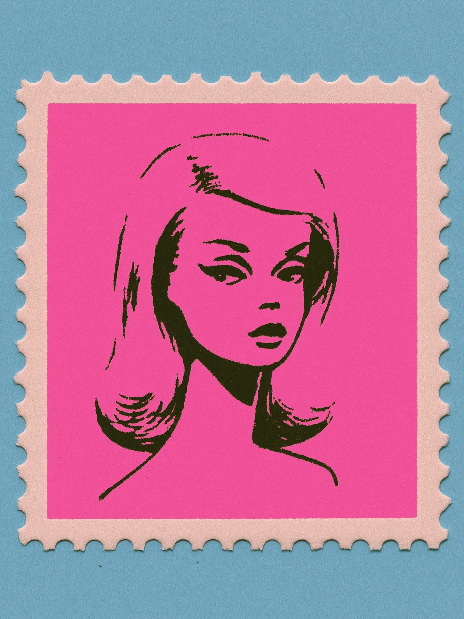 Pop Art Woman Portrait Poster. poster detail
