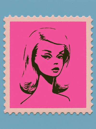 Pop Art Woman Portrait Poster.