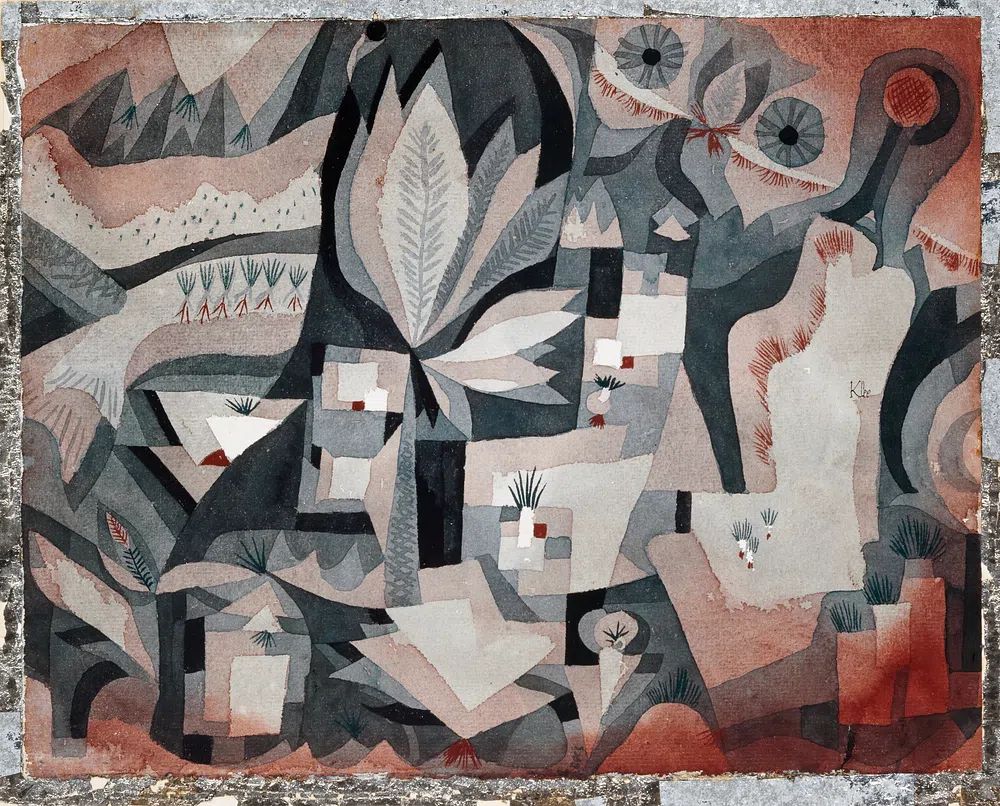 Dry cooler garden (1921) painting. poster — fine-art art