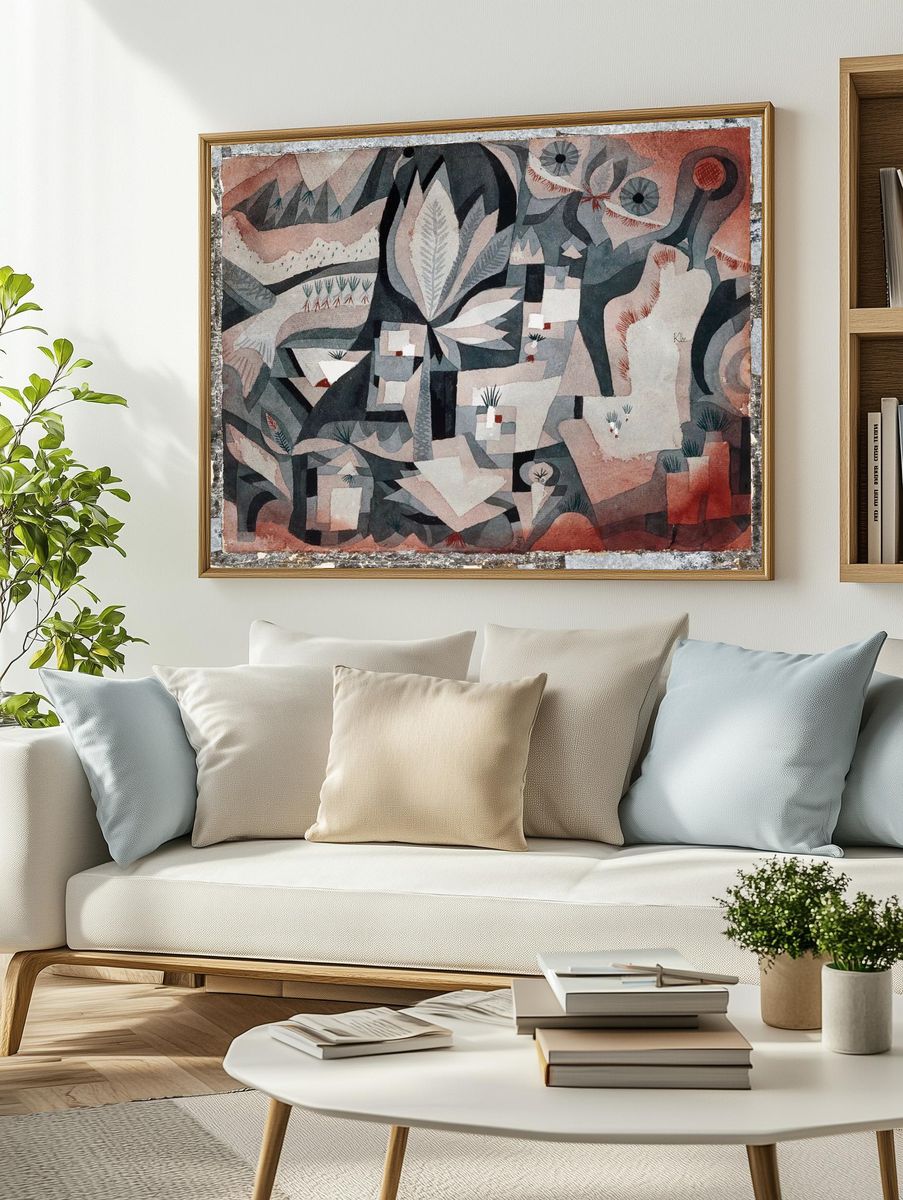 Dry cooler garden (1921) painting. — room view 2