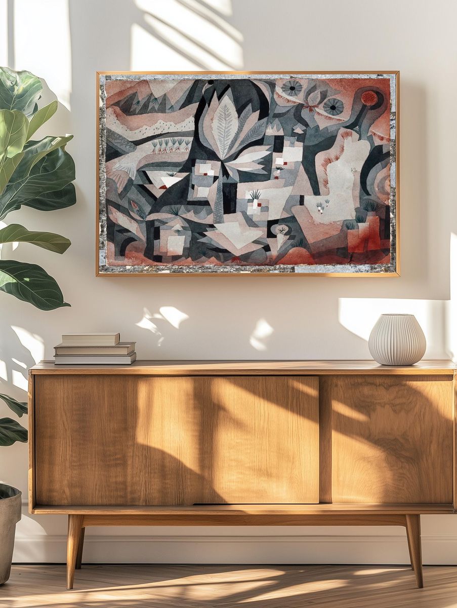Dry cooler garden (1921) painting. — room view 3