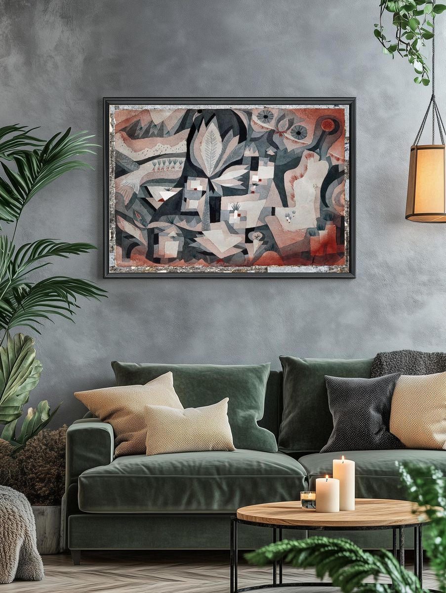 Dry cooler garden (1921) painting. — room view 4