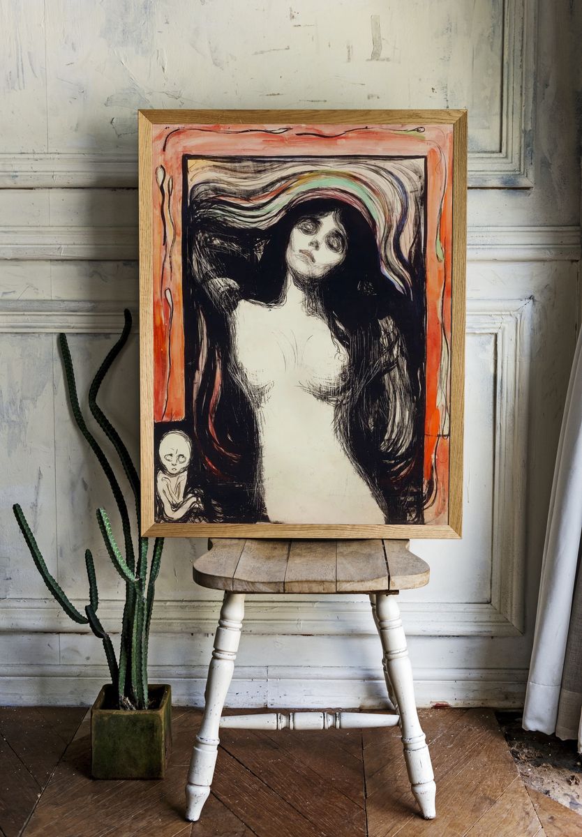 Madonna (ca. 1895–1896) Edvard Munch. room preview