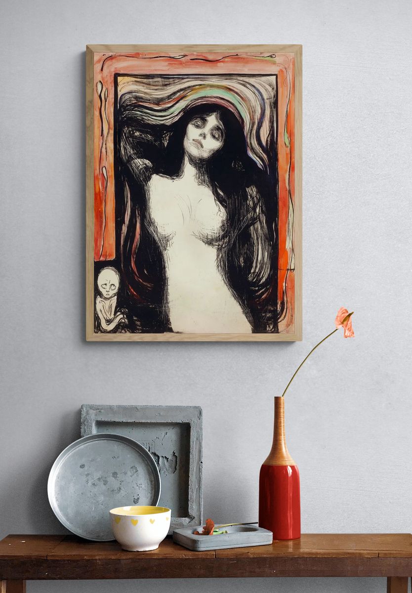 Madonna (ca. 1895–1896) Edvard Munch. — room view 3