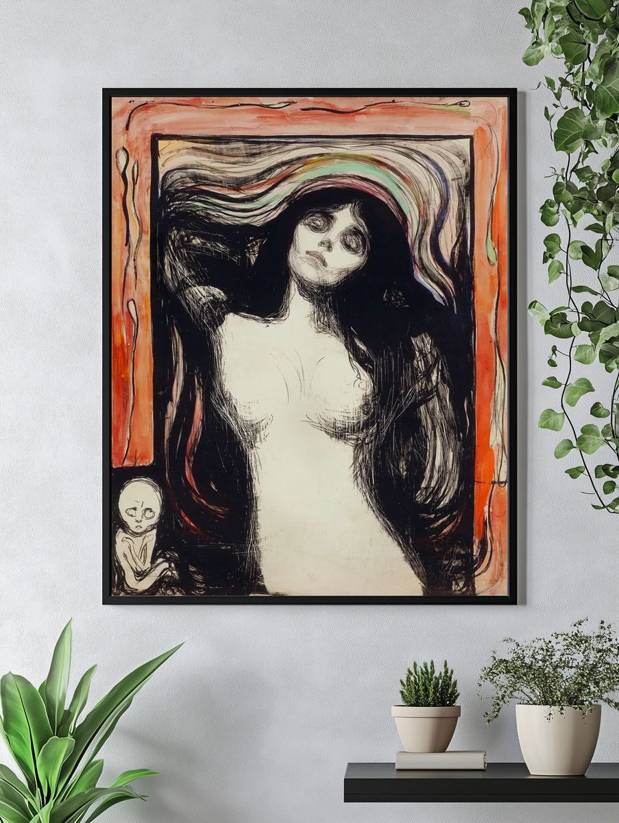 Madonna (ca. 1895–1896) Edvard Munch. — room view 4