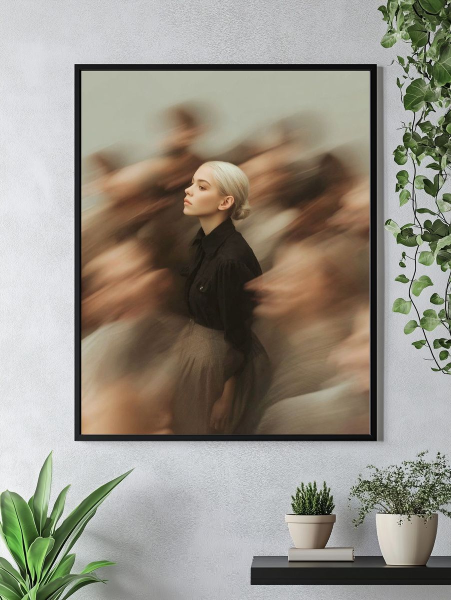 Ethereal Portrait in Motion — Fine Art Print. — room view 4