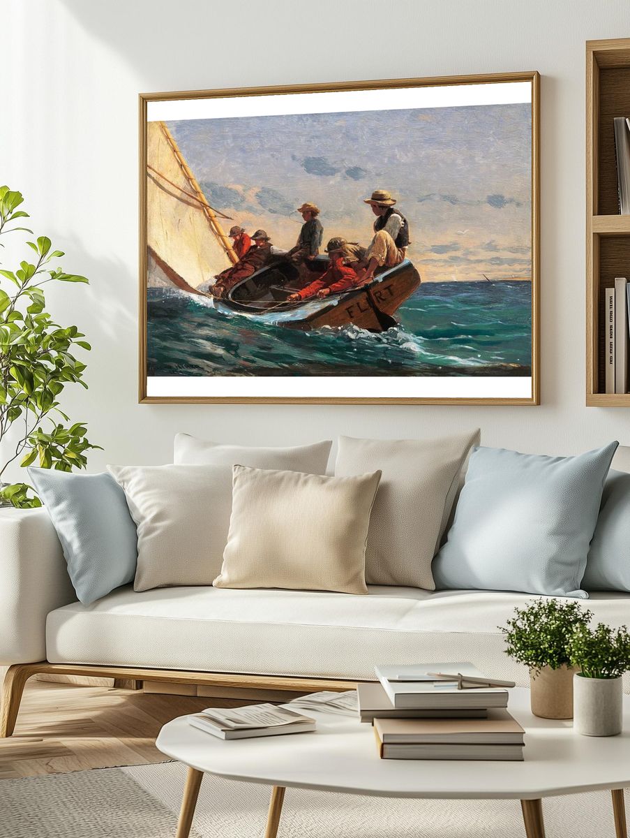 Flirt (1874) Winslow Homer. — room view 2