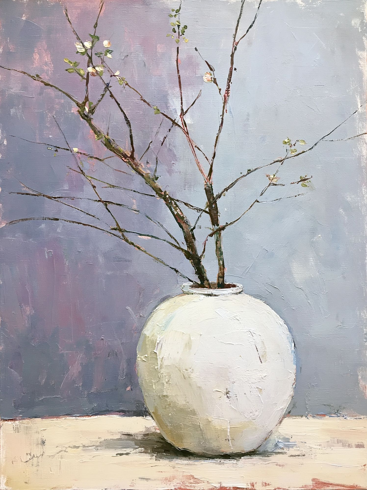 Minimal Vase Still Life Print. poster detail