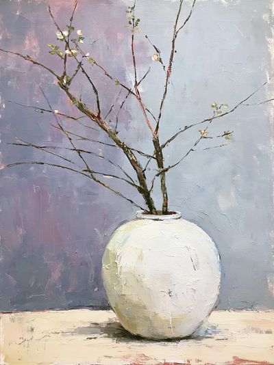 Minimal Vase Still Life Print.
