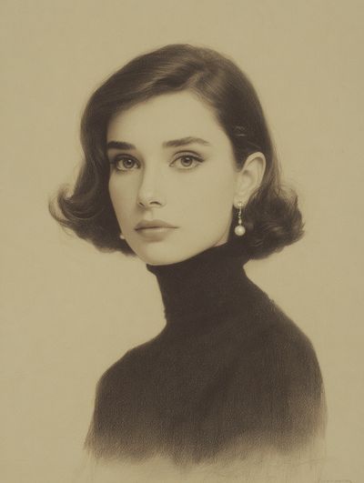 Elegant Portrait — Fine Art Print. poster print