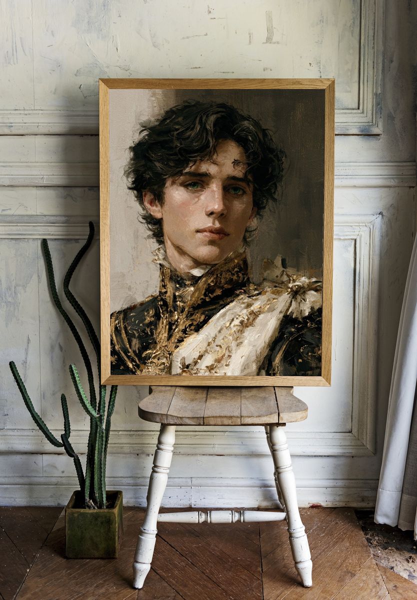 Regal Portrait Fine-Art Print. room preview