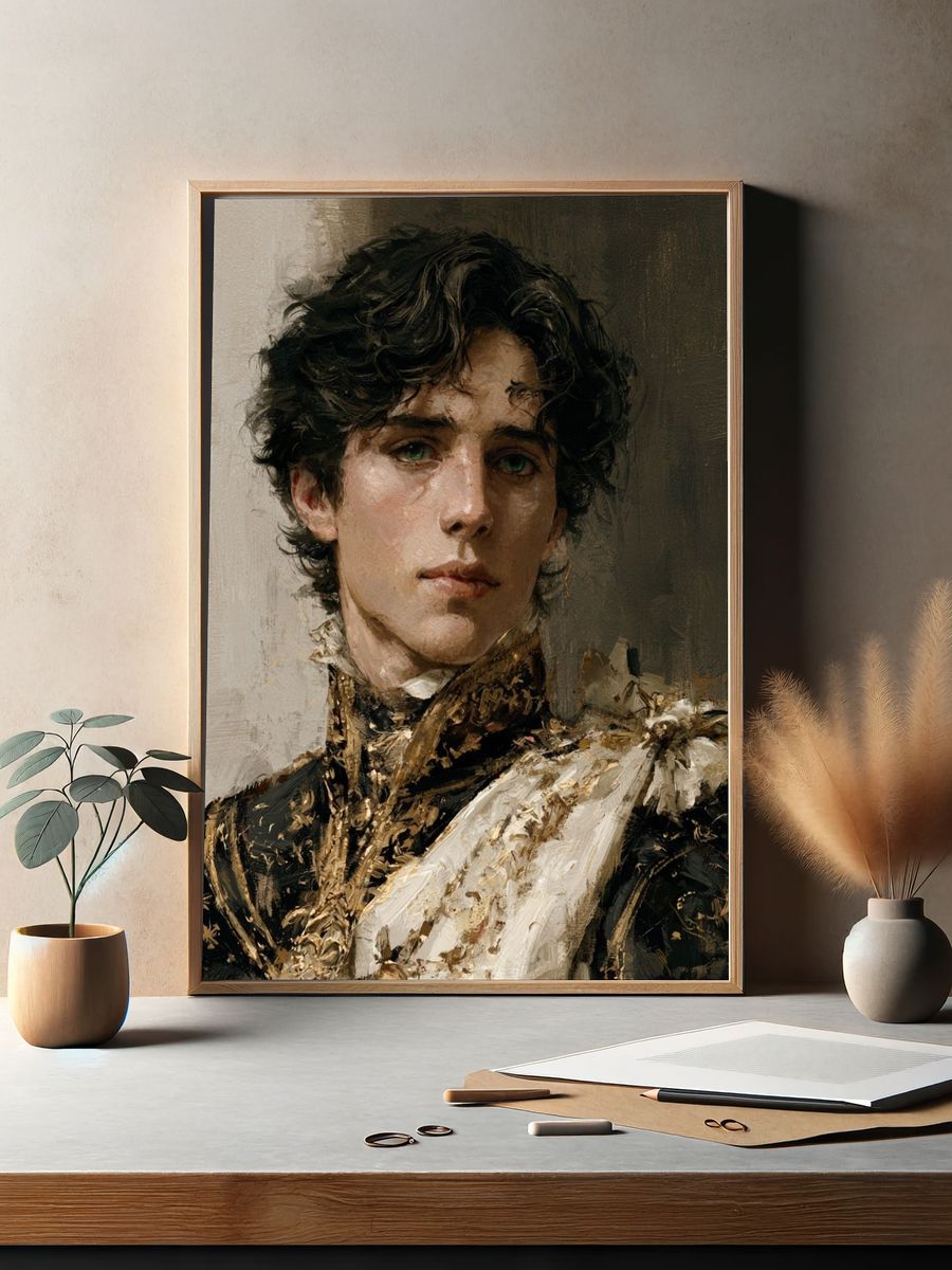 Regal Portrait Fine-Art Print. — room view 2