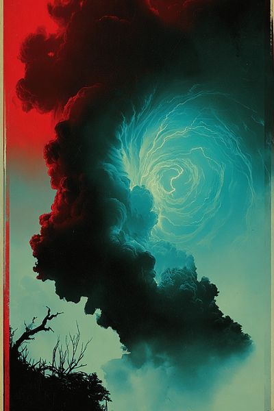 Swirling Clouds — Fine Art Print. poster print