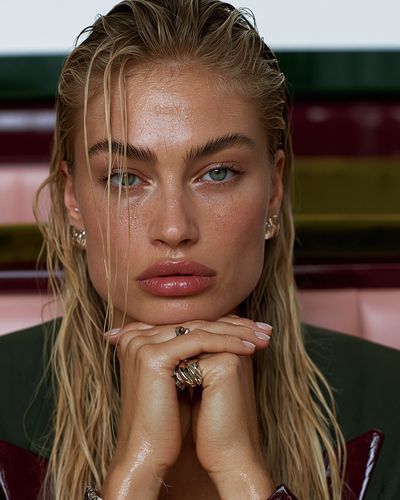 Glossy Fashion Portrait Poster.