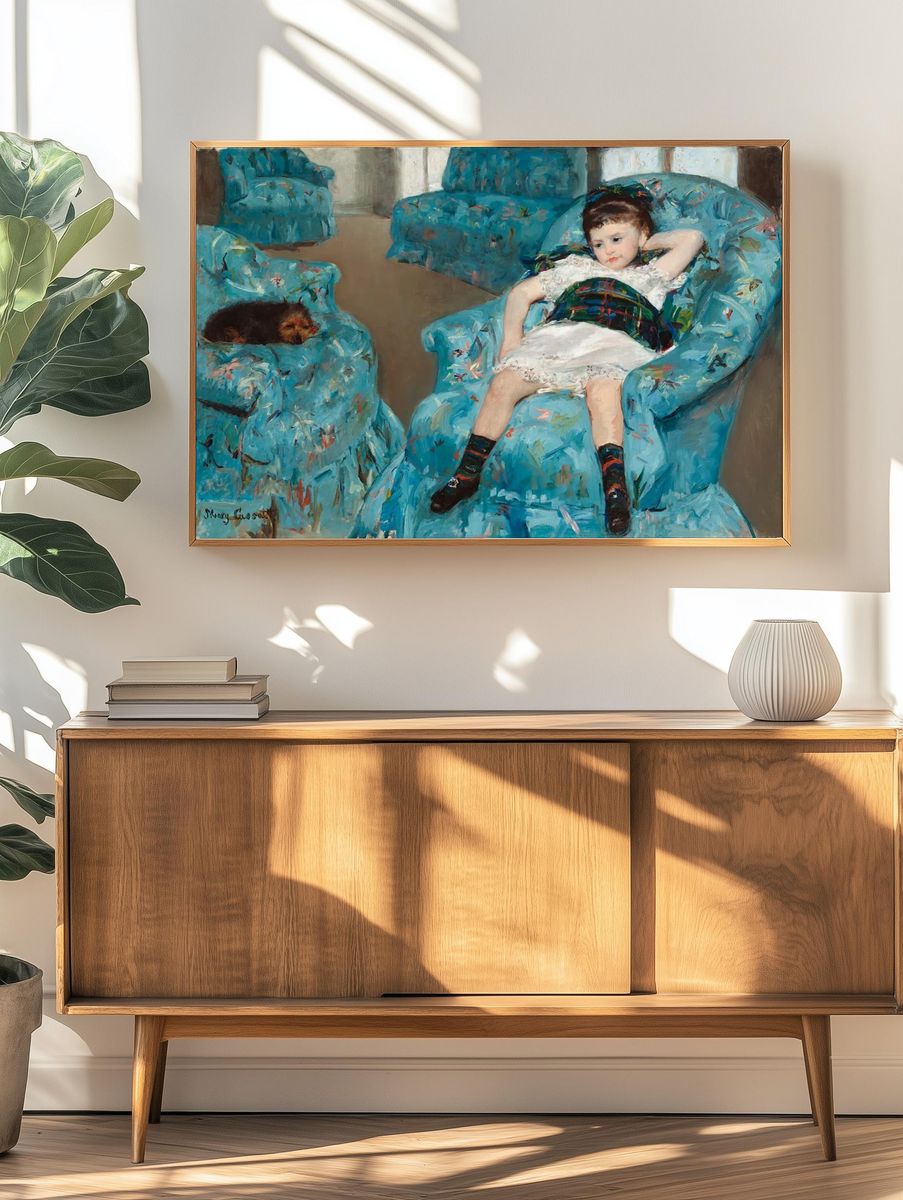 Little Girl Blue Armchair (1878). — room view 3