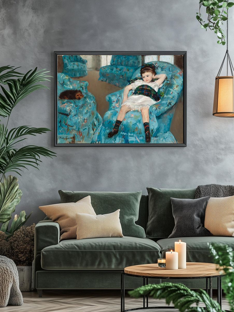 Little Girl Blue Armchair (1878). — room view 4