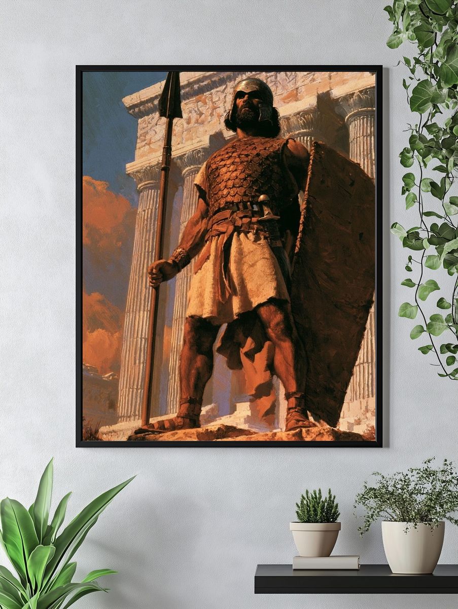 Spartan Warrior Fine-Art Poster. — room view 4