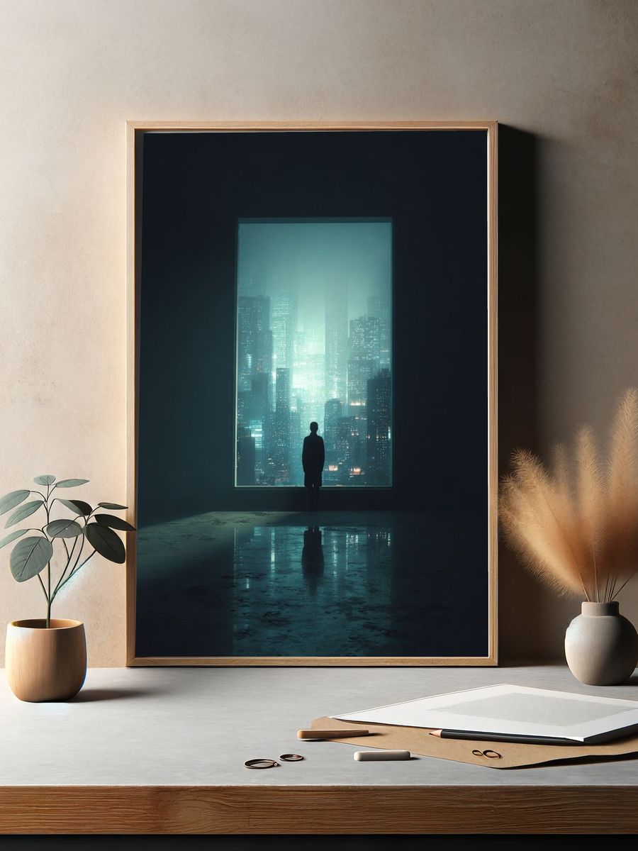 Urban Dreamscape — Fine Art Print. — room view 2