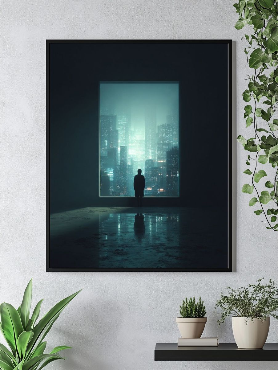 Urban Dreamscape — Fine Art Print. — room view 4