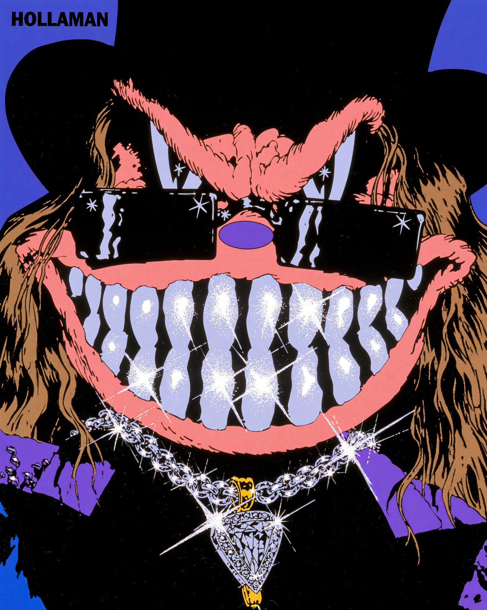 Hollaman Pop-Art Portrait Poster. poster — fine-art art