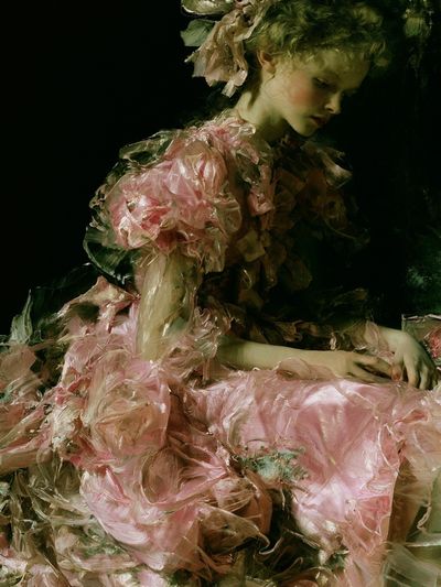 Dreamy Floral Portrait Print.