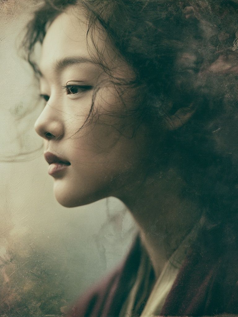 Dreamy Portrait Fine-Art Poster. poster detail