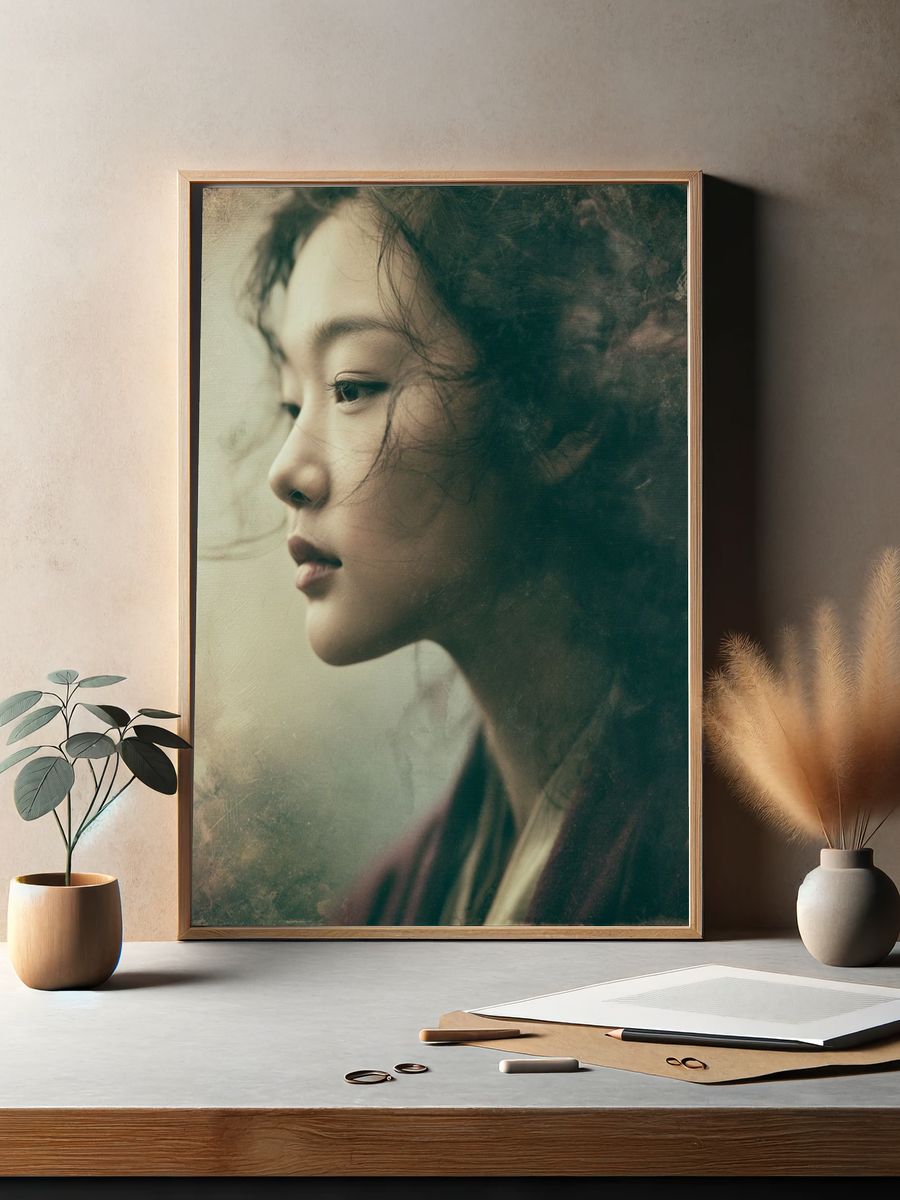 Dreamy Portrait Fine-Art Poster. — room view 2