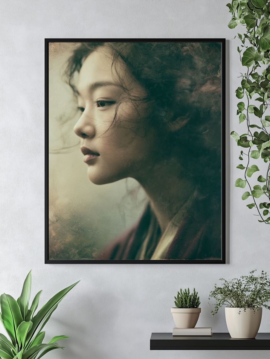 Dreamy Portrait Fine-Art Poster. — room view 4
