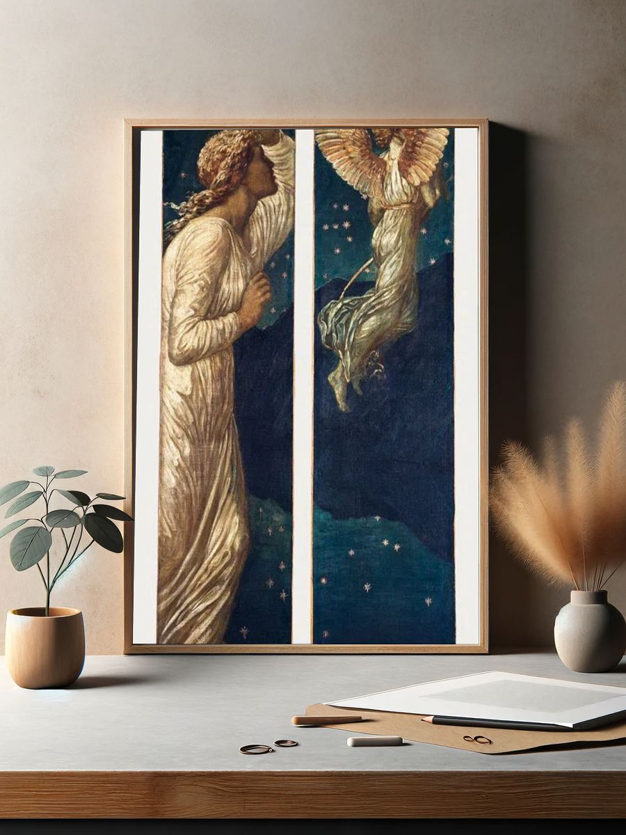 Cupid Flying away Psyche (1881). — room view 2