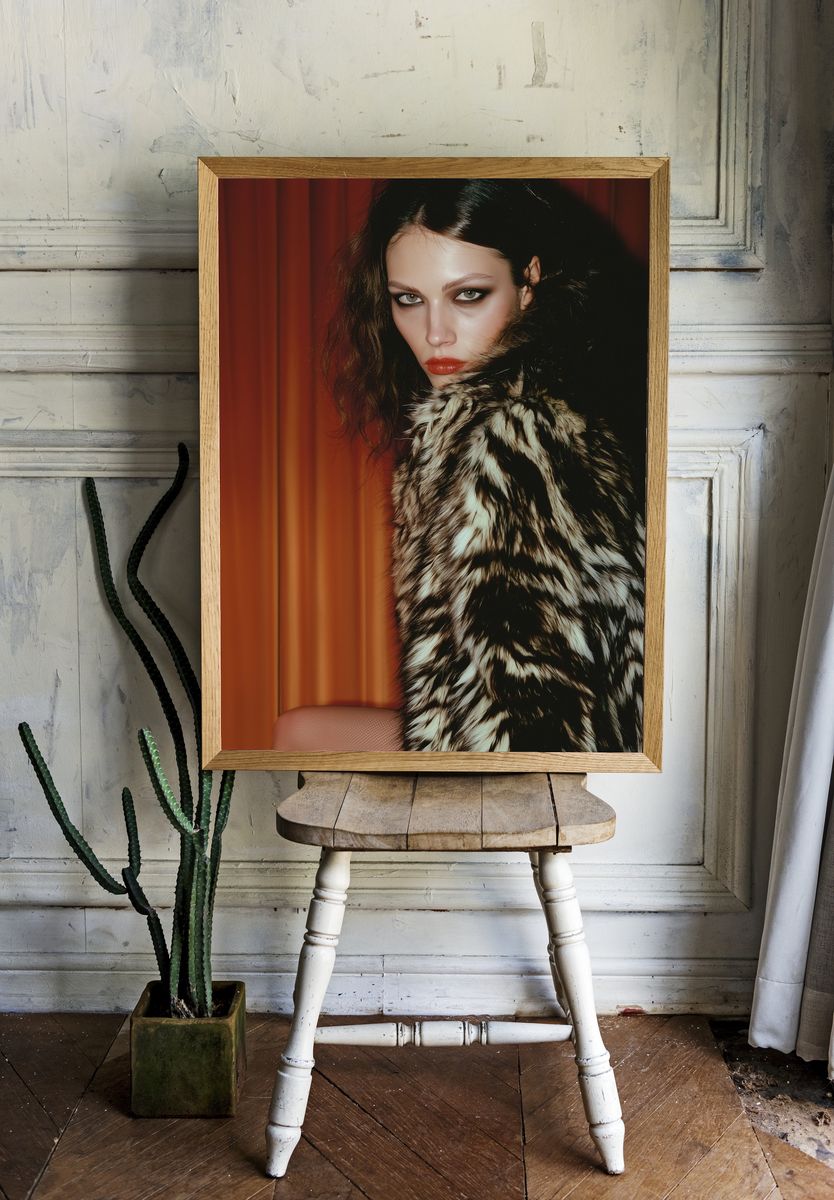 Fashion Portrait Photography Poster. — room view 1