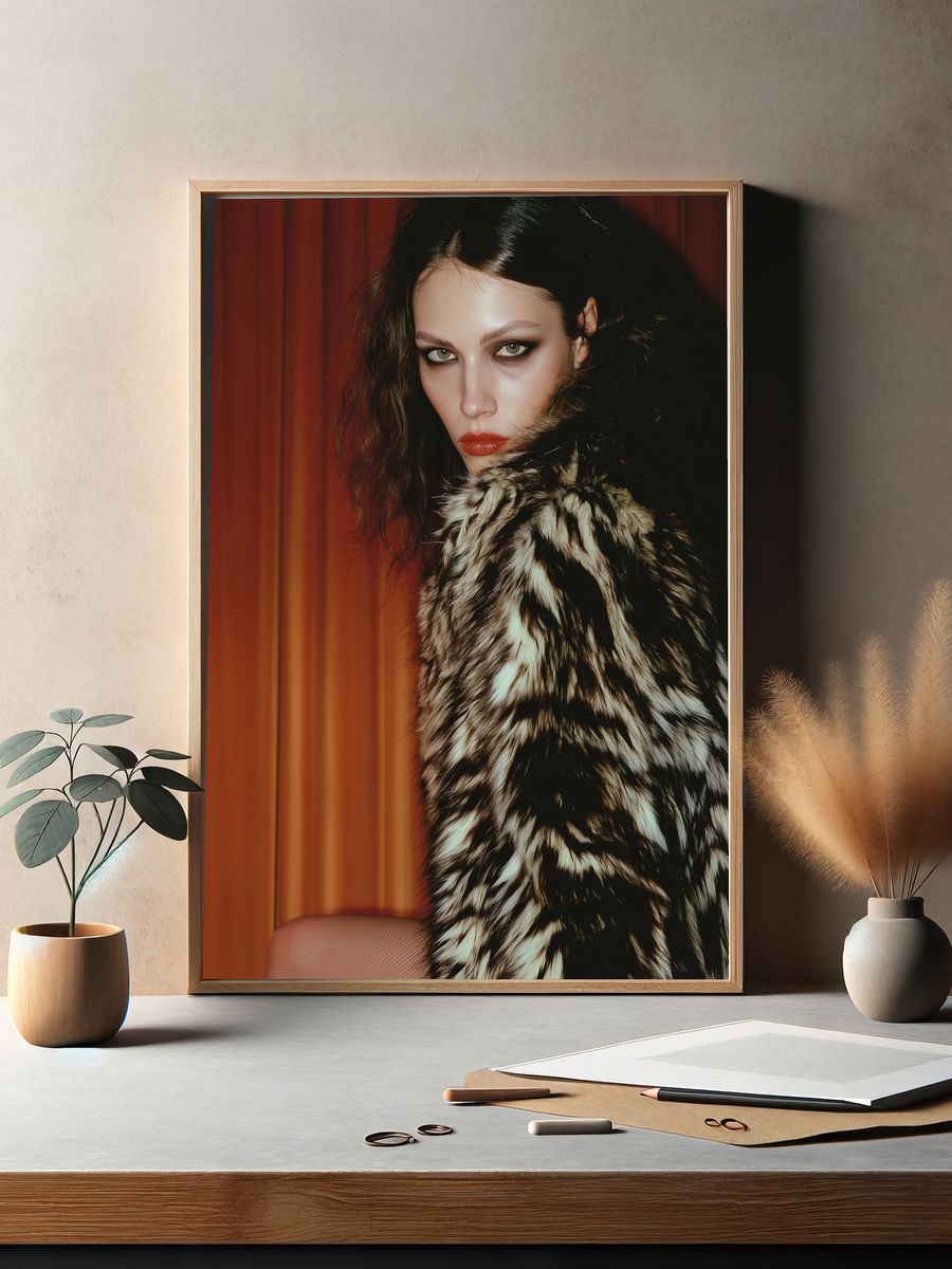 Fashion Portrait Photography Poster. — room view 2