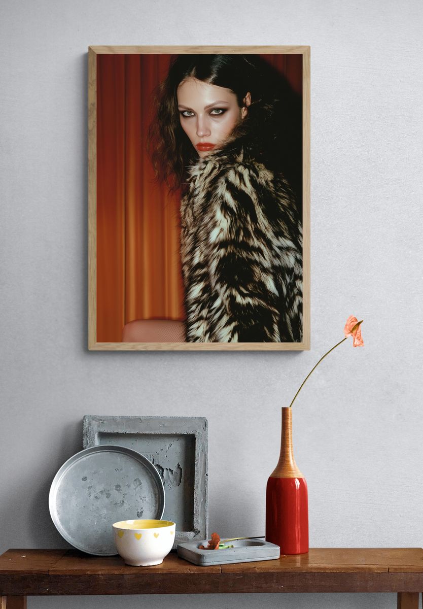 Fashion Portrait Photography Poster. — room view 3